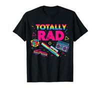 Totally RAD Retro 80s Vibe Nostálgico Divertido Fiesta Retroceso Camiseta