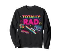 Totally RAD Retro 80s Vibe Nostálgico Divertido Fiesta Retroceso Sudadera