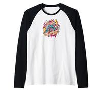 Totally Rad Retro Energy 80s 90s Vibes Camiseta Manga Raglan