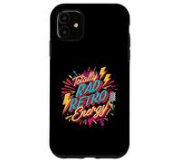 Totally Rad Retro Energy 80s 90s Vibes Carcasa para iPhone 11