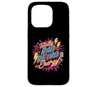 Totally Rad Retro Energy 80s 90s Vibes Carcasa para iPhone 15 Pro