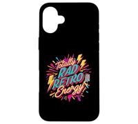 Totally Rad Retro Energy 80s 90s Vibes Carcasa para iPhone 16 Plus