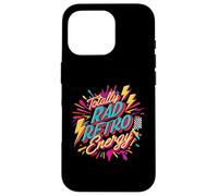 Totally Rad Retro Energy 80s 90s Vibes Carcasa para iPhone 16 Pro