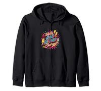 Totally Rad Retro Energy 80s 90s Vibes Sudadera con Capucha