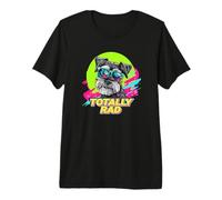 Totally RAD Retro Vintage 80s 90s Miniature Schnauzer Lover Camiseta Premium
