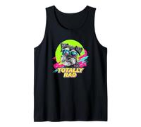 Totally RAD Retro Vintage 80s 90s Miniature Schnauzer Lover Camiseta sin Mangas