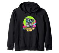 Totally RAD Retro Vintage 80s 90s Miniature Schnauzer Lover Sudadera con Capucha