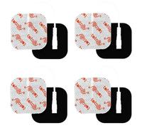 Totally Tens Square Self-adhesive Gel Backed Pre-wired Electrode Pads TENS/EMS ESTIM Set of 4 pads 5x5cm by Totally TENS