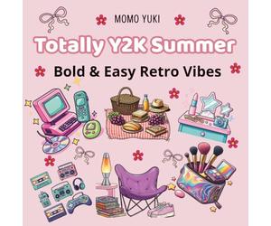 Totally Y2K Summer Bold & Easy Retro Vibes: 35 Simple and Bold Coloring Pages of 2000s Retro Vibes, Summer Fashion, and Nostalgic Tech for Adults and Teens.