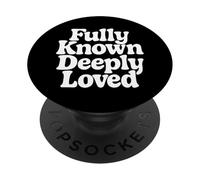 Totalmente Conocido Profundamente Amado. Salmo Bíblico 139 PopSockets PopGrip Adhesivo