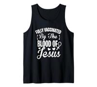 Totalmente vacunado por la Sangre de Jesús - Cristo Señor Rosario Camiseta sin Mangas