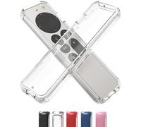 TotalMount Funda Air Rim para mandos a Distancia de Apple TV, Funda Delgada e híbrida para Control Remoto de Apple TV con la máxima protección contra caídas, Transparente