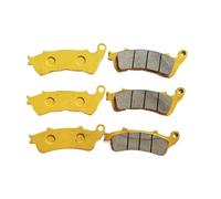 Totas de Freno traseras Delanteras de 3 Pares compatibles con NT650V VFR800 Interceptor 2002-2005 XL1000V Varadero 1999-2006 GL1800 ala 2001-2017 MOTOCCIPLES