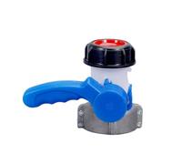 Tote Adapter Valve, 2.4-Inch Coarse Thread Connector, Silicone Gasket Attached, 5.16x2.44 Inches, Heavy Duty Fittings, Ideal for Beginners, Professionals, Tank