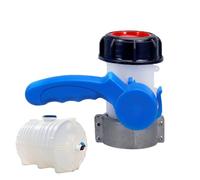 Tote Adapter Válvula, Coarse Thread Connector, Fittings with Silicone Gasket, Replacement Water Tanks, 5,16 x 2,44 pulgadas, Tool for Beginners and Professionals in Outdoor Use