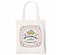 Tote Bag con mensaje Humorístico para regalar a su mamá - Idea de regalo para el Día de la Madre - Bolsa de mamá, bolsa personalizada, bolsa de algodón y regalo de cumpleaños para mujer