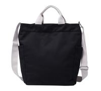 Tote bag damen 28 * 35 * 13cm handtasche Segeltuch Unisex Handtasche Strandtasche Badetasche canvas mit zwei seitliche offene tasche einkaufstasche Shopper Umhängetasche Schultertasche Crossbody Bag