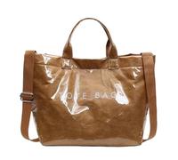 Tote Bag Damen Casual Handtasche Leicht Shopper Tasche Große Daily Tragetasche Modisch Schultertasche mit Schultergurt Retro Umhängetasche Trendig Weekender für Arbeit Reise Shopping Schule, marrón