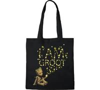MARVEL TOTE BAG I AM GROOT, REFERENCIA: BWGUGAMBB001, NEGRO, 38 X 40 CM, Negro, talla única, Utilidad