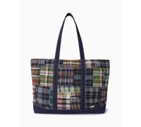 Tote Bag Polo Ralph Lauren Madras Patchwork Unisex Multi Unica