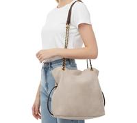 Tote Bag - Retro Hobo Purse, Everyday Shoulder Carry, Canvas Fabric Tote With Reinforced Stitching Feature, Fashion Accessory Bag, Wide Strap Comfort Multi Scene Usage For Office Travel Beach