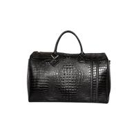 Tote&Carry Apollo 2 - Bolsa de lona para viajes para mujeres y hombres, aprobada por la TSA, vegana de primera calidad, equipaje de fin de semana duradero para uso multiusos, Negro, XL, XL - Piel de