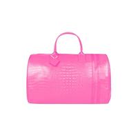 Tote&Carry Apollo 2 - Bolsa de lona para viajes para mujeres y hombres, aprobada por la TSA, vegana de primera calidad, equipaje de fin de semana duradero para uso multiusos, Rosa neón, XL, XL - Piel