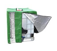 Tote Cover, Waterproof Water Tank Protector, Oxford Sunshade Cover System Viewing Window Design, Weather Resistant Storage Shield Accessory, Patio Lawn Garden Well for Outdoor 47.24x39.37x45.67 inches