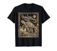Tótem de Cartas del Tarot de Tortuga Marina Celestial Camiseta