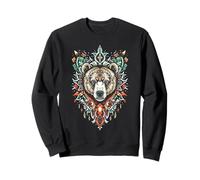 Tótem de Oso Salvaje, Rey del Bosque, Grizzly, río, Garra Sudadera