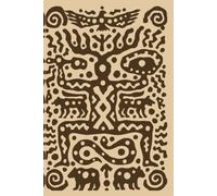 Totem Tree Notebook: Tribal Spirit Pattern Lined Journal, 6 x 9 inches, 200 Pages