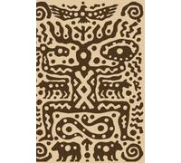 Totem Tree Notebook: Tribal Spirit Pattern Lined Journal, 6 x 9 inches, 200 Pages