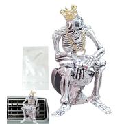 TOTENKOPF-AUTO-AIR Air Presiding-Auto-Perfume Air Distribuidor | El automóvil era personalizado de Aire acondicionado para el cráneo Decoración de empresas de aromaterapia de perfume Halloween adornos