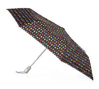 totes Paraguas Plegable de Viaje con Cierre Abierto, Resistente al Agua, con protección Solar, Lluvia Negra, Talla única, Paraguas Plegable de Viaje Resistente al Agua con protección Solar