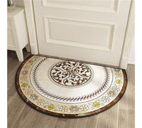 TOTIKI Felpudo Casa Felpudo Semicircular para Puerta De Entrada Interior, Felpudos Absorbentes Antideslizantes para El Hogar, Cocina, Patio Entrada(A,80x120cm(31x47inch))