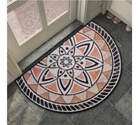 TOTIKI Felpudo Casa Felpudo Semicircular para Puerta De Entrada Interior, Felpudos Absorbentes Antideslizantes para El Hogar, Cocina, Patio Entrada(B,60x90cm(24x35inch))