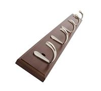 TOTIKI Porta Toallas Toallas Montadas En La Pared Ganchos De Acero Inoxidable para Vestíbulo Entrada Toalla Baño Accesorio para Llaves Gancho para Abrigos De Baño(Bruin,5 Hook)