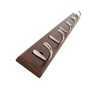 TOTIKI Porta Toallas Toallas Montadas En La Pared Ganchos De Acero Inoxidable para Vestíbulo Entrada Toalla Baño Accesorio para Llaves Gancho para Abrigos De Baño(Bruin,6 Hook)