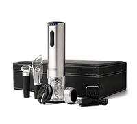 TOTIKI Sacacorchos Kit De Abrebotellas Vino Eléctrico Sacacorchos Automático Recargable Contiene Cortador Papel Aluminio Tapón Vacío Herramienta Cocina