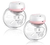 Totmizby Extractor de leche eléctrico, 3 modos y 12 niveles, pantalla LED, extractor de leche portátil manos libres, extractor de leche doble eléctrico portátil y discreto