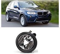 TOTMOX 1 carcasa de luz antiniebla derecha para coche compatible con BMW X1 X2 X3 X4, 63177238787 63177238788 (derecha)(Negro)