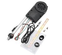 TOTMOX 1x Antena Universal de 12V para Coche, Antena Arial de Acero Inoxidable, Antena Impermeable para Radio de Coche, Antena de Goma, Antena Arial, Montaje en Techo de ala de mástil