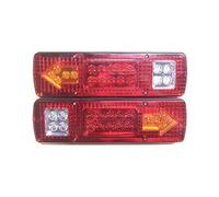 TOTMOX 2X LED Tail Light, 19 LED, 12V, para camiones, caravanas, furgonetas, remolques de barcos