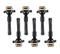 TOTMOX 6 bobinas de encendido de coche para BMVV E46 E39 X5 E36 325 330 328 M3 2.3 2.5 2.8 3.0, reemplazo del sistema de encendido del coche, 12131748017