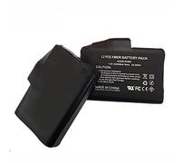 TOTMOX Batería Recargable de polímero de Litio, baterías de 7.4V 2200mAh para Guantes térmicos, Calcetines Gorros. Interfaz Hembra DC 3.5x1.35MM