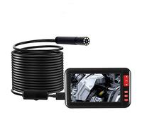 TOTMOX Monitor de Coche F200 HD 1080p Pantalla LCD USB Manguera de Carga endoscópica Inspección endoscópica Cámara de inspección Herramienta de reparación de Manguera de Coche Longitud del Cable 5 m