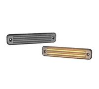 TOTMOX Par de luces LED delanteras ámbar traseras rojas de repuesto para H-ummer H2 2003-2009, espejos laterales impermeables intermitentes lámparas