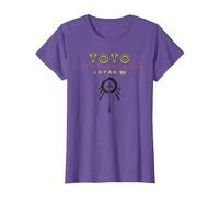 Toto Seventh One Japan Camiseta, Mujer, Morado Jaspeado, 3XL
