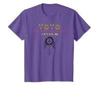 Toto Seventh One Japan Camiseta, Niños, Morado Jaspeado, 4 años