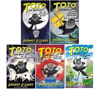 Toto the Ninja Cat Series Books 1 - 5 Collection Set by Dermot O’Leary (Mystery Jewel Thief, Legend of the Wildcat, Great Snake Escape, Incredible Cheese Heist, Superstar Catastrophe)